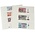 Insert sheets - Transparent (831), 3 compartments: 240 x 90 mm -  18 Rings - dim: 272 x 296 ■ per 10 pcs.