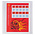 Feuilles de pochettes - Transparent (833), 1 compartiment: 240 x 290 mm -  18 Anneaux - dim: 272 x 296 ■ par 10 pcs.