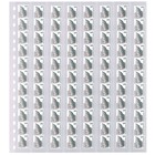 Insteekbladen - Transparant (848), 8 vaks indeling: 28 x 290 mm -  18 Rings - afm: 272 x 296 ■ per 10 stuks