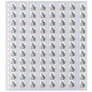 Insert sheets - Transparent (848), 8 compartments: Crystal Clear sheets - 18 Rings