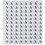 Insert sheets - Transparent (848), 8 compartments: Crystal Clear sheets - 18 Rings