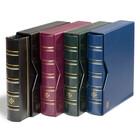 Album Optima (Classic) Rood, incl cassette - 4 Rings - Afm: 240 x 270 x 55 mm ■ per stuk