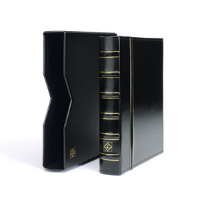 Album Vario (Classic) Noir, incl boite de protection - 4 Anneaux - Dim: 250 x 300 x 50