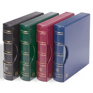 Album Excellent DE (Classic) Rouge, incl boite de protection - 13 Anneaux - Dim: 200 x 235 x 40