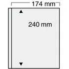 Insteekbladen - Compact, 1 vaks indeling: 174 x 240 mm - Transparent 4 Rings - afm: 188 x 228 mm ■ per 10 stuks