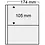 Feuilles de pochettes - Compact, 2 compartiment(s): feuilles - Transparent4 Anneaux