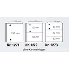 Insert sheets - ARTline, 1 compartment(s): 180 x 255 mm - Transparent 4 Rings - dim: 220 x  262/297 mm ■ per 5 pcs.