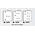Insert sheets - ARTline, 2 compartment(s): 180 x 120 mm - Transparent 4 Rings - dim: 220 x  262/297 mm ■ per 5 pcs.