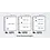 Insert sheets - ARTline, 2 compartment(s): sheets - Transparent4 Rings