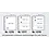 Insert sheets - ARTline, 1 compartment(s): sheets - Transparent4 Rings