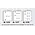 Insteekbladen - ARTline, 2 vaks indeling: 180 x 120 mm - Transparent 4 Rings - afm: 220 x  262/297 mm ■ per stuk