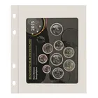 Insert sheets - Compact, : 150 x 230 mm - Transparent 4 Rings - dim: 188 x 228 mm ■ per 5 pcs.