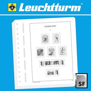 Nachtrag Zeitraum: 2005-2009 - Niederlande - Blätter für Basisalbum, Nr's: 0, 2005.1-2009,9 (48 Stk.) - Leuchtturm, Vordruckblätter (champagnerfarben)