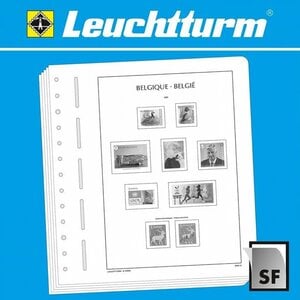 Supplement jaar: 2022 - Groot Brittannië - bladen voor Langlopende Zegels (3 st.) - Leuchtturm, voordrukbladen (champagnekleurig)