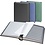 Insteekalbum A4, 60 bladzijden (Zwart ) - 9 stroken - Groen - serie Diamant, Linnen structuur met sierstiknaden - afm: 230 x 305 x 50 ■ per st.