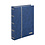 Classeur A4, 64 pages (Noir) - 9 bandes - Bleu - série Standard, Simili-cuir - dim: 230 x 305 x 55 ■ par pc.
