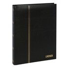 Insteekalbum A4, 60 bladzijden (Zwart ) - 9 stroken - Zwart - serie Elegant, Kunstleder - afm: 230 x 305 x 50 ■ per st.
