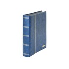 Insteekalbum A4, 60 bladzijden (Zwart ) - 9 stroken - Blauw, incl cassette  - serie Elegant, Kunstleder - afm: 230 x 305 x 50 ■ per st.