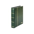 Insteekalbum A4, 60 bladzijden (Zwart ) - 9 stroken - Groen, incl cassette  - serie Elegant, Kunstleder - afm: 230 x 305 x 50 ■ per st.