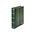 Classeur A4, 60 pages (Noir) - 9 bandes - Vert, incl, boite de protection  - série Elegant, Simili-cuir - dim: 230 x 305 x 50 ■ par pc.