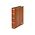 Insteekalbum A4, 60 bladzijden (Zwart ) - 9 stroken - Lichtbruin, incl cassette  - serie Elegant, Kunstleder - afm: 230 x 305 x 50 ■ per st.