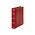 Insteekalbum A4, 60 bladzijden (Zwart ) - 9 stroken - Rood, incl cassette  - serie Elegant, Kunstleder - afm: 230 x 305 x 50 ■ per st.