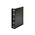 Classeur A4, 60 pages (Noir) - 9 bandes - Noir, incl, boite de protection  - série Elegant, Simili-cuir - dim: 230 x 305 x 50 ■ par pc.