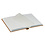 Classeur A5, 32 pages (Blanc) - 6 bandes - Marron clair - série Standard, Simili-cuir - dim: 165 x 220 x 30 ■ par pc.