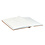 Insteekalbum A4, 32 bladzijden (Wit ) - 10 stroken - Lichtbruin - serie Standard, Kunstleder - afm: 230 x 305 x 30 ■ per st.