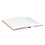Insteekalbum A4, 32 bladzijden (Wit ) - 10 stroken - Rood - serie Standard, Kunstleder - afm: 230 x 305 x 30 ■ per st.