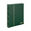 Insteekalbum A4, 48 bladzijden (Wit ) - 10 stroken - Groen - serie Standard, Kunstleder - afm: 230 x 305 x 40 ■ per st.