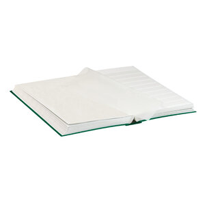 Classeur A4, 64 pages (Blanc) - 10 bandes - Vert - série Standard, Simili-cuir - dim: 230 x 305 x 55 ■ par pc.