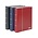 Insteekalbum A4, 64 bladzijden (Wit ) - 10 stroken - Rood - serie Elegant, Kunstleder - afm: 230 x 305 x 55 ■ per st.