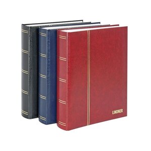 Insteekalbum A4, 64 bladzijden (Wit ) - 10 stroken - Zwart - serie Elegant, Kunstleder - afm: 230 x 305 x 55 ■ per st.