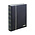 Insteekalbum A4, 60 bladzijden (Wit ) - 9 stroken - Zwart - serie Elegant Nubuck, Nubuck leder - afm: 230 x 305 x 50 ■ per st.