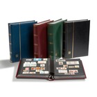 Classeur A4, 64 pages (Noir) - 9 bandes - Vert, incl, boite de protection  - série Premium, Simili-cuir - dim: 230 x 305 x 55 ■ par pc.