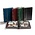 Classeur A4, 64 pages (Noir) - 9 bandes - Vert, incl, boite de protection  - série Premium, Simili-cuir - dim: 230 x 305 x 55 ■ par pc.