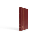 Insteekalbum A4, 32 bladzijden (Zwart) - 9 stroken - Rood, incl cassette  - serie Premium, Kunstleder - afm: 230 x 305 x 30 ■ per st.