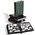Insteekalbum A4, 64 bladzijden (Zwart) - 9 stroken - Groen - serie Premium, Kunstleder - afm: 230 x 305 x 55 ■ per st.