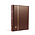 Insteekalbum A4, 64 bladzijden (Zwart) - 9 stroken - Bruin - serie Leder - afm: 230 x 305 x 55 ■ per st.