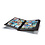 Insteekalbum A4, 64 bladzijden (Zwart) - 9 stroken - Bruin - serie Leder - afm: 230 x 305 x 55 ■ per st.