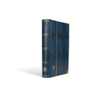 Insteekalbum A4, 64 bladzijden (Zwart) - 9 stroken - Blauw - serie Comfort DeLuxe, Kunstleder - afm: 230 x 305 x 55 ■ per st.