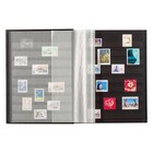 Insteekalbum A4, 64 bladzijden (Zwart) - 9 stroken - Groen - serie Comfort original, Kunstleder - afm: 230 x 305 x 55 ■ per st.