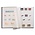Insteekalbum A4, 32 bladzijden (Wit) - 9 stroken - Rood - serie Comfort original, Kunstleder - afm: 230 x 305 x 30 ■ per st.