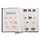 Insteekalbum A4, 32 bladzijden (Wit) - 9 stroken - Rood - serie Comfort original, Kunstleder - afm: 230 x 305 x 30 ■ per st.