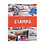 Insteekalbum A5, 32 bladzijden (Wit) - 6 stroken - Meerkleurig - serie Stamps, Kunststof folie met een glad oppervlak - afm: 230 x 305 x 30 ■ per st.