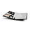 Insteekalbum A4, 32 bladzijden (Zwart ) - 9 stroken - Zwart - serie Basic, Kunstleder - afm: 230 x 305 x 30 ■ per st.