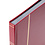 Stockalbum A4, 32 pages (Black) - 9 strips - Red - series Basic, laminated cardboard - dim: 230 x 305 x 30 ■ per pc.
