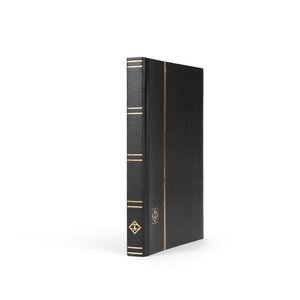 Insteekalbum A5, 32 bladzijden (Zwart ) - 6 stroken - Zwart - serie Basic, Kunstleder - afm: 230 x 305 x 30 ■ per st.