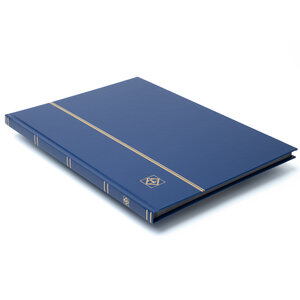 Insteekalbum A4, 16 bladzijden (Zwart ) - 9 stroken - Blauw - serie Basic, Kunstleder - afm: 230 x 305 x 20 ■ per st.